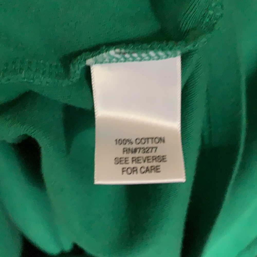 Croft & barrow XL green cotton short sleeve T - Picture 4 of 4